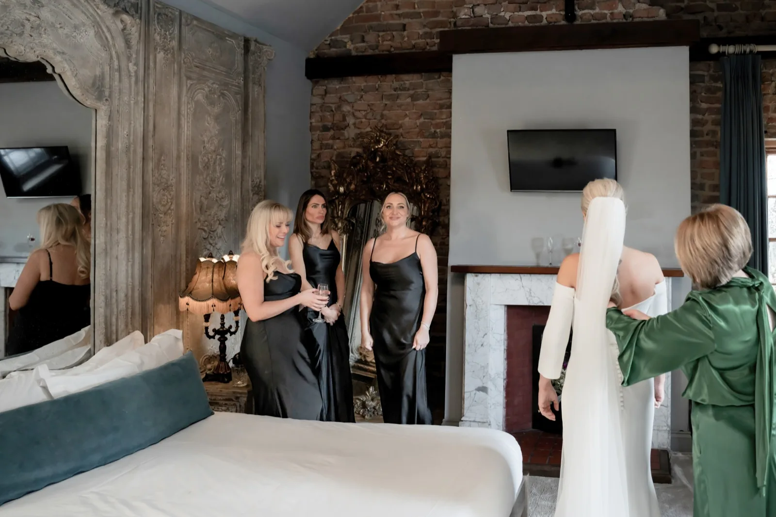 Wedding celebration at Le Petit Château, Northumberland