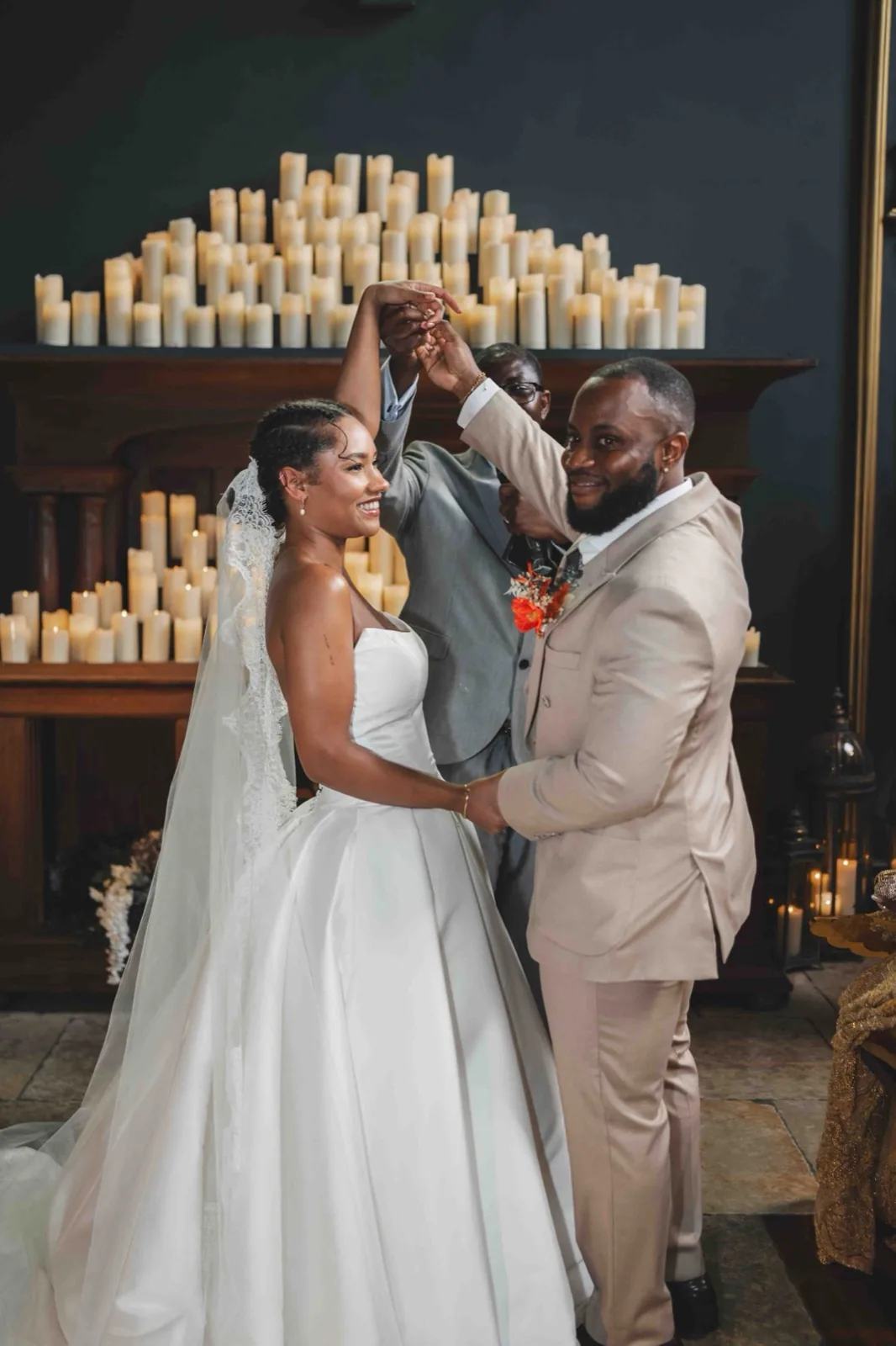 Bride and groom portrait in Newcastle