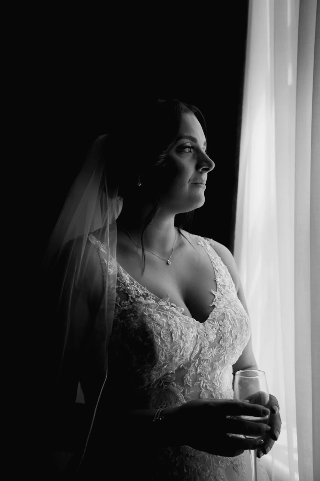 Groom preparing on the wedding morning