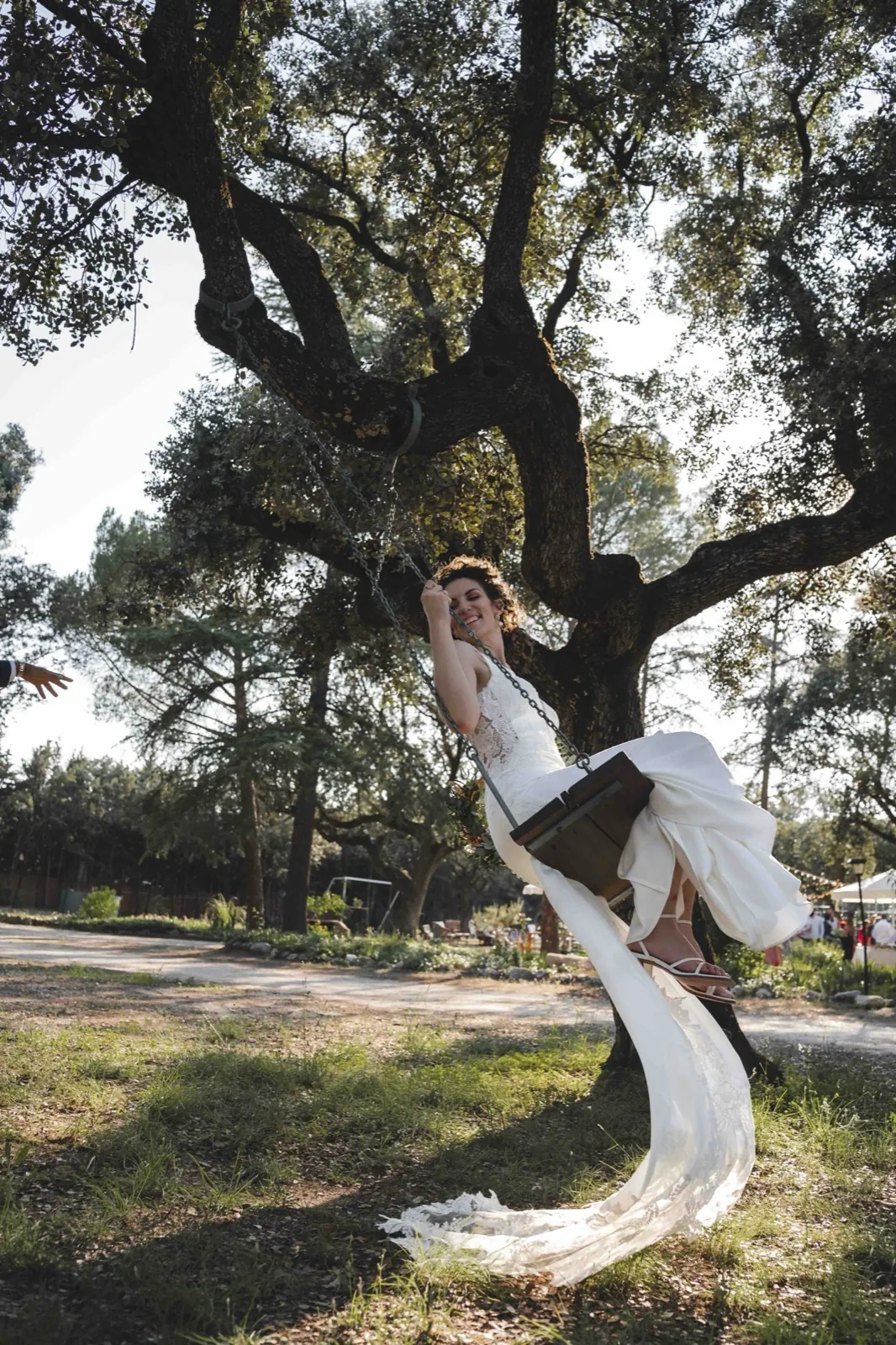 Wedding portrait in natural light