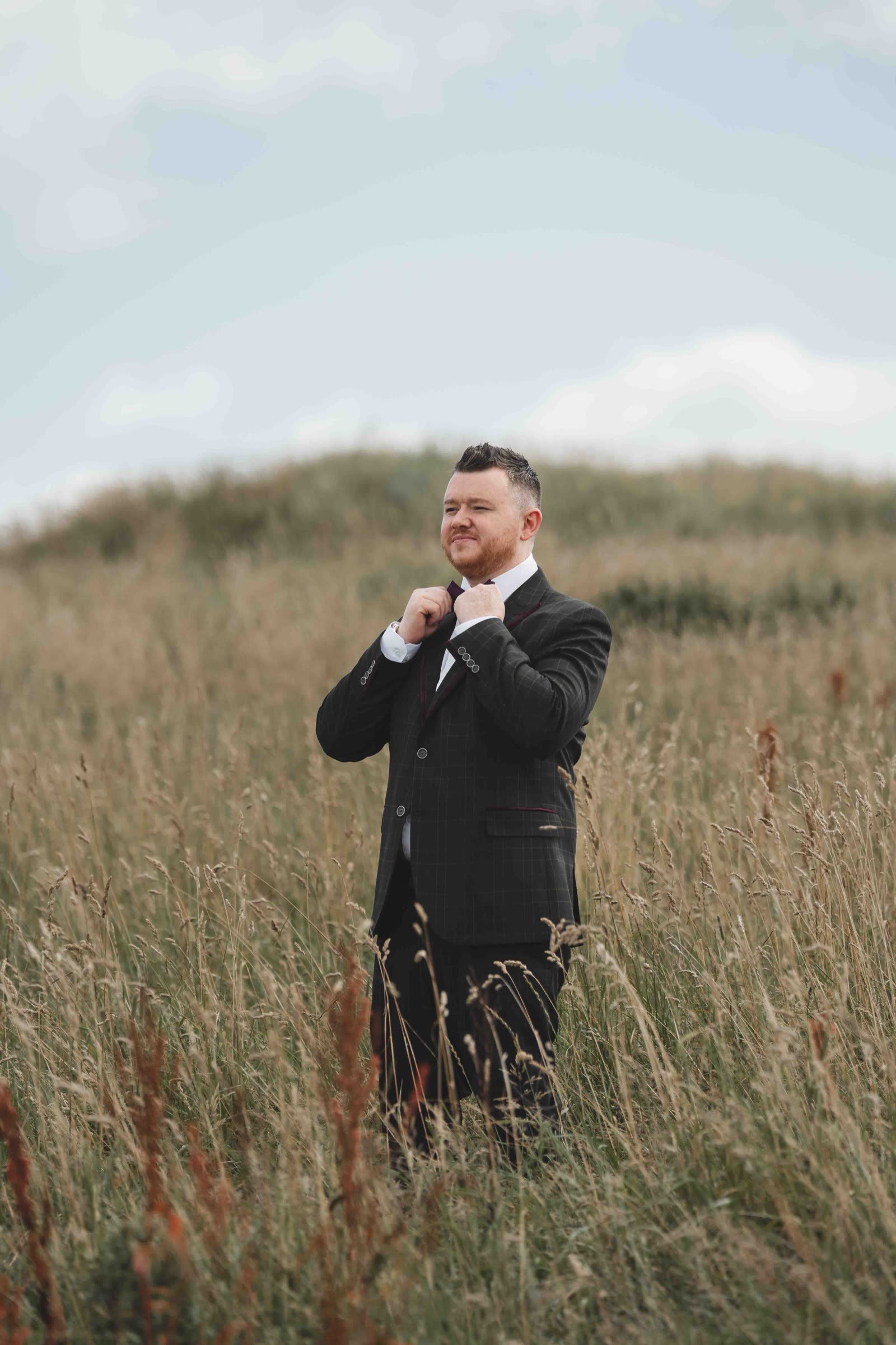 Groom portrait