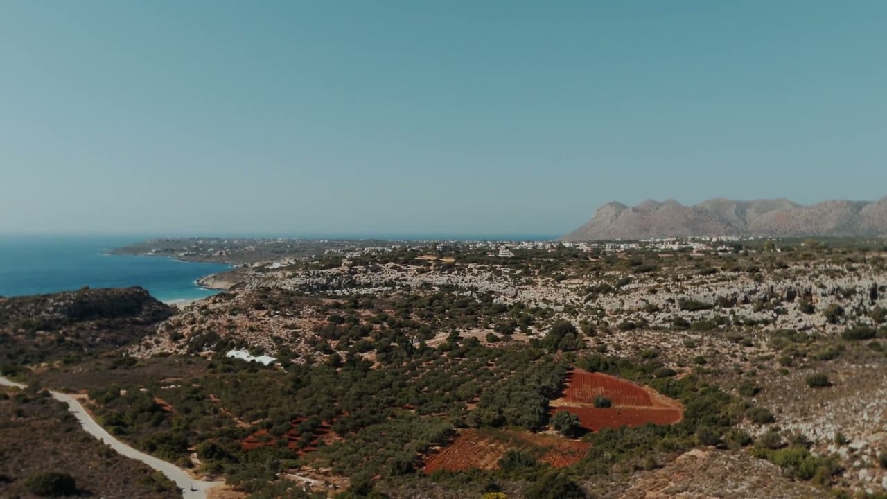 Ash and Katie on a Greek clifftop