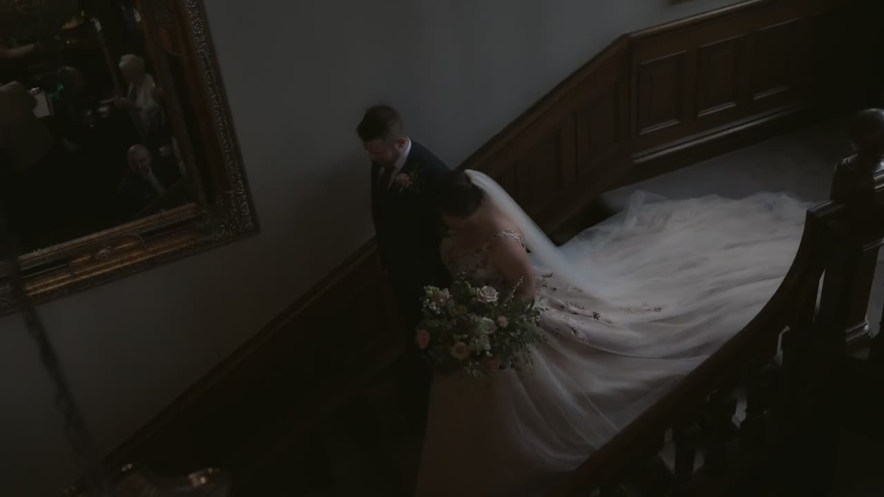 Kelsey and Chris at Ellingham Hall