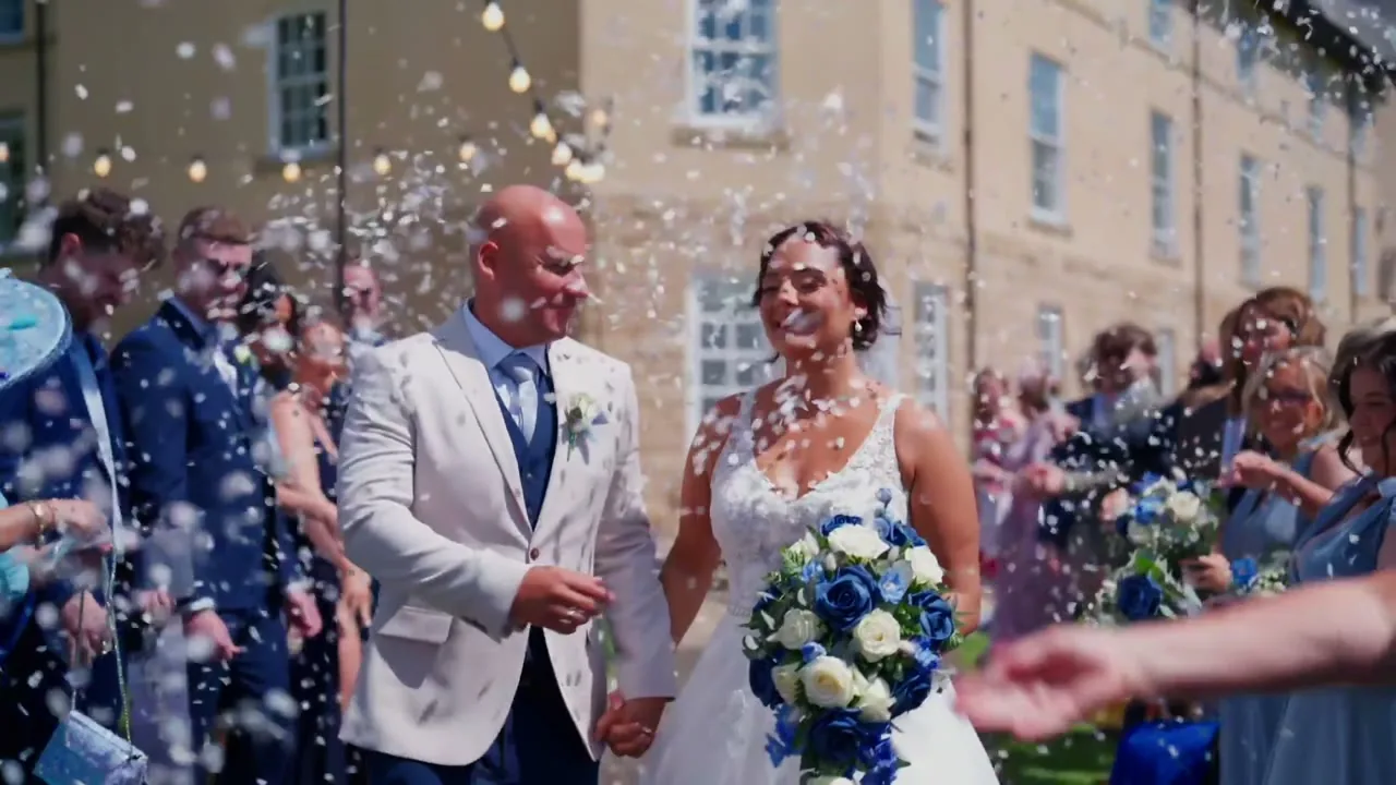 A real wedding film at Hardwick Hall Hotel, County Durham